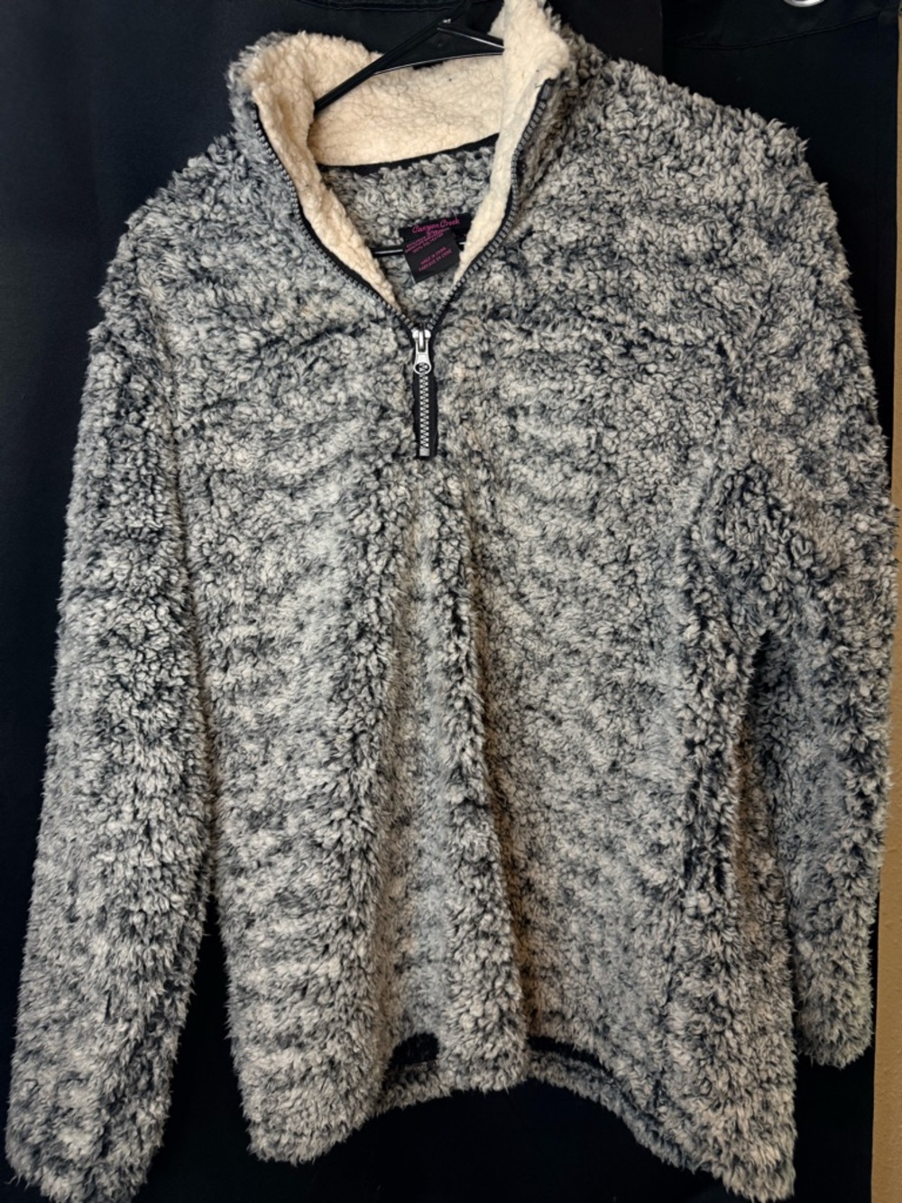 Women’s Gray Canyon Creek Zip-Up Pullover Sweater